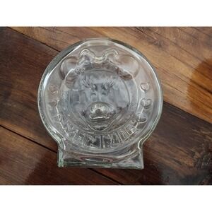 Vintage clear Walt Disney Mickey and Minnie‎ Mouse bank